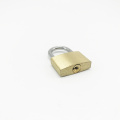 New style hardened brass safety padlock luggage brass pad lock